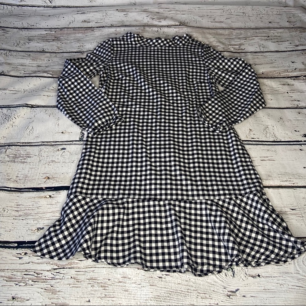 NWT J. Crew Black & White Gingham Dress Size S - Picture 5 of 10